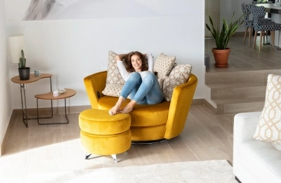 Крісло з пуфом MYNEST XL